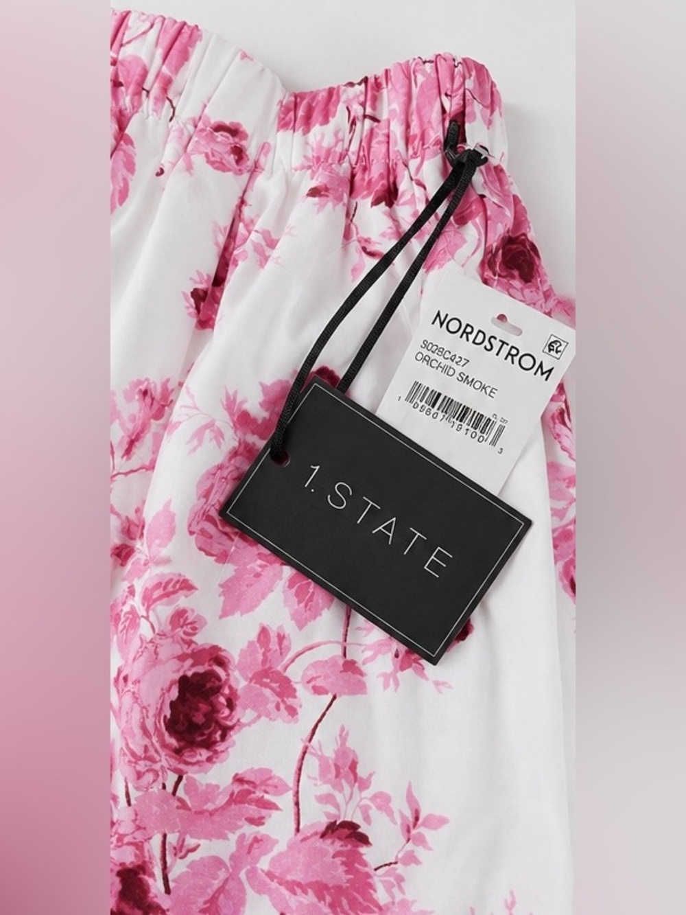 1.STATE Floral Smocked Waist Skirt | NWT | Size S | Nordstrom 🌸 - Picture 6 of 9
